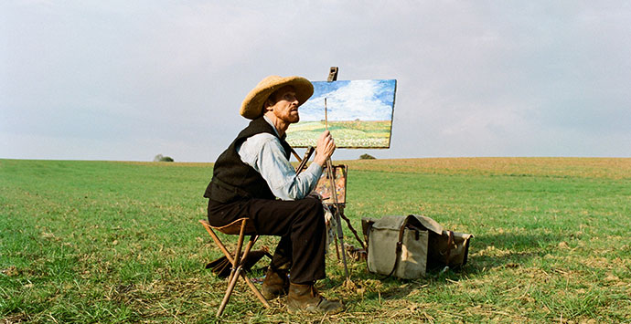 Willem Dafoe als Van Gogh in Südfrankreich; Foto: Filmladen Filmverleih