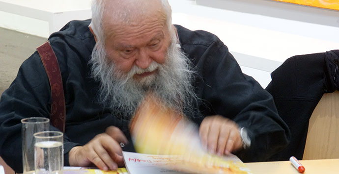 Hermann Nitsch; Foto: Manfred Horak