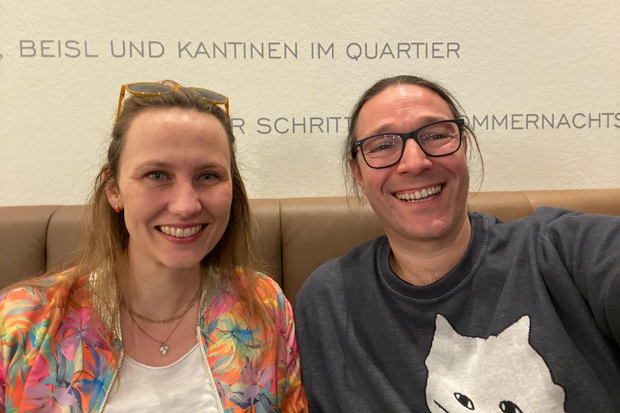 Luksan Wunder Charlotte Hübsch Sandro de Lorenzo Selfie