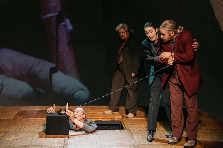 Das Volksfest Szenenfoto Qualtinger Merz